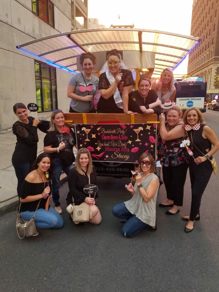 Bachelorette Pedal Tours in Syracuse